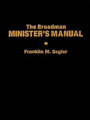 cover image of The Broadman Minister's Manual